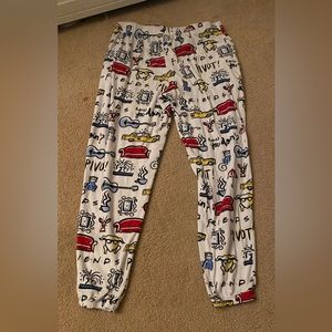 Friends themed pajama pants. They are from F.r.i.e.n.d.s televisions series.